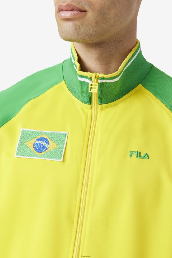 amarillo/verde helecho/blanco FILA chaqueta deportiva fila brazil amarillo/verde helecho/blanco 6L8PR2919