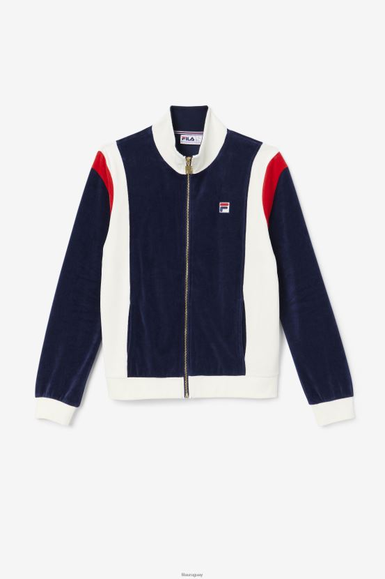 azul marino/garceta/rojo FILA chaqueta de terciopelo azul marino/garceta/rojo floyd fila 6L8PR2930