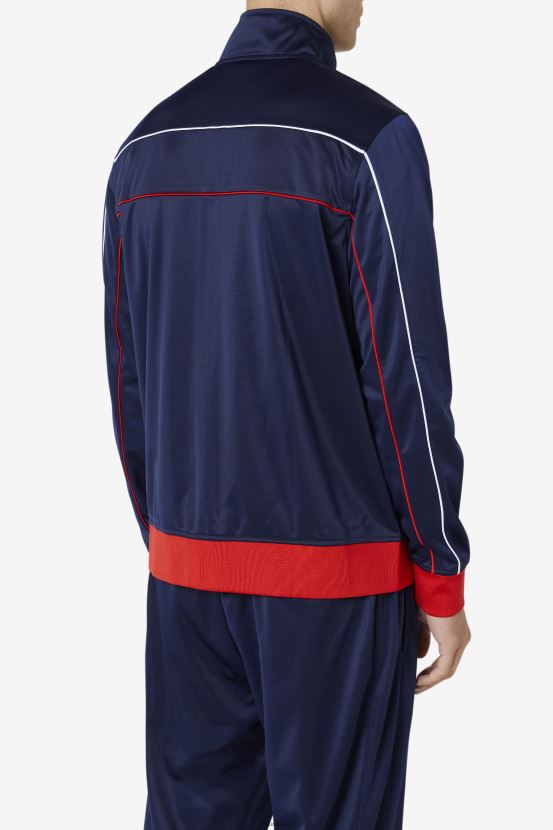 azul marino/rojo/blanco FILA fila chaqueta de chándal wayan azul marino/rojo/blanco 6L8PR2904