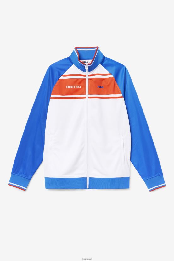 blanco/azul/rojo fuego FILA fila chaqueta deportiva puerto rico blanca/azul/rojo fuego 6L8PR2910
