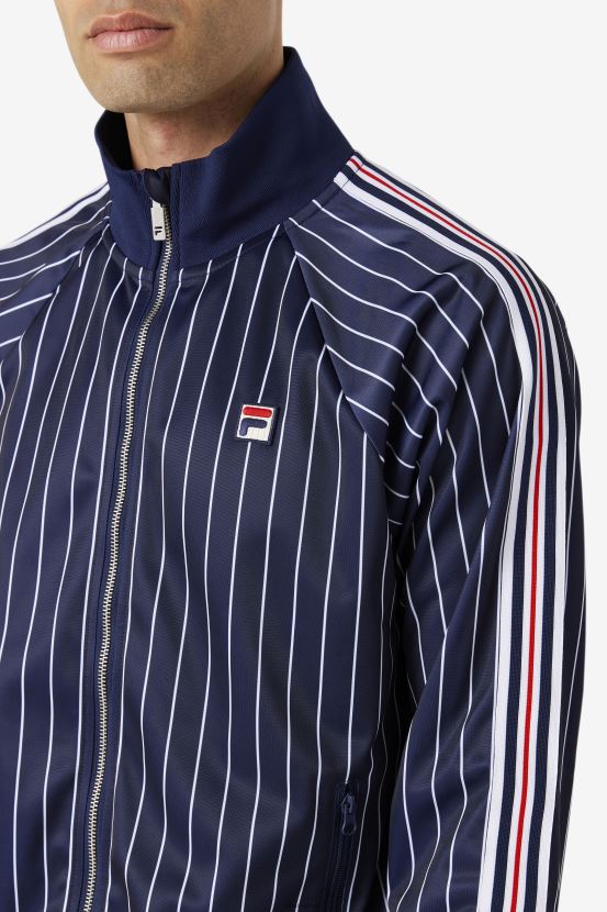 chaquetón/blanco FILA fila mitch track chaqueta peacoat/blanco 6L8PR2901