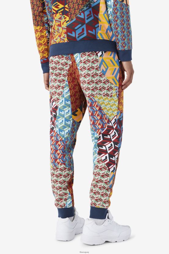 estampado amarillo/océano FILA jogging fila amarillo print/ocean amay 6L8PR2946