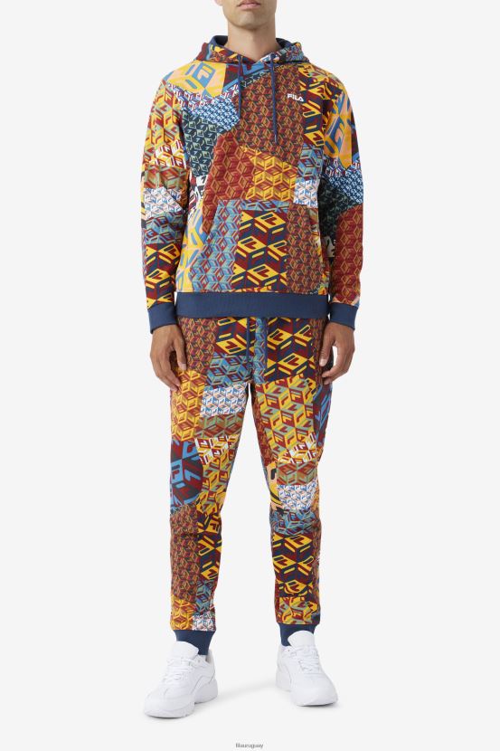 estampado amarillo/océano FILA jogging fila amarillo print/ocean amay 6L8PR2946
