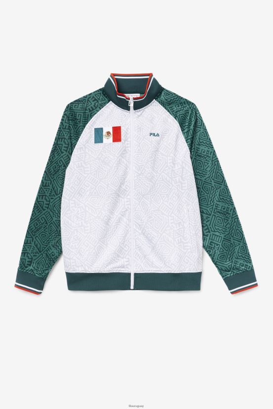 insecto de junio/blanco/rojo fuego FILA chaqueta de chándal fila mexico junio bug/blanco/rojo fuego 6L8PR2909