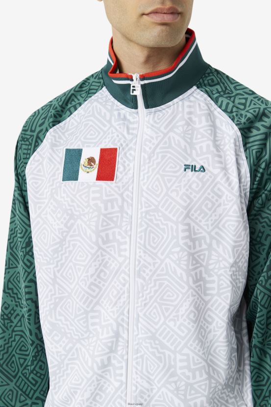 insecto de junio/blanco/rojo fuego FILA chaqueta de chándal fila mexico junio bug/blanco/rojo fuego 6L8PR2909