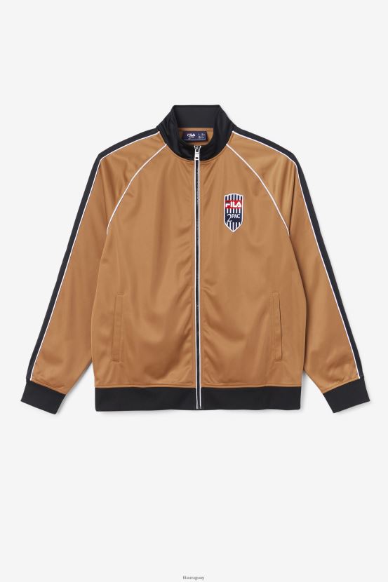 marrón tabaco/negro/blanco FILA fila chaqueta de chándal 2pac marrón tabaco/negro/blanco 6L8PR2892