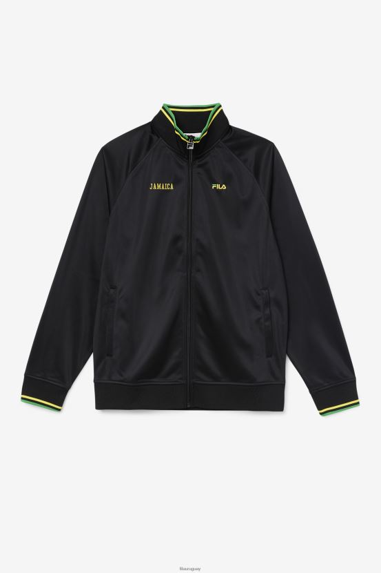negro/amarillo/verde helecho FILA chaqueta deportiva fila jamaica negra/amarilla/verde helecho 6L8PR2915