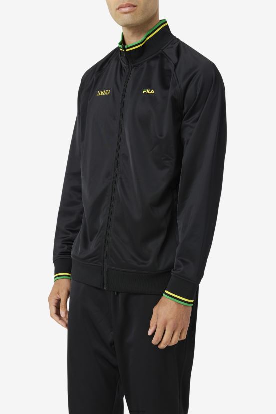 negro/amarillo/verde helecho FILA chaqueta deportiva fila jamaica negra/amarilla/verde helecho 6L8PR2915