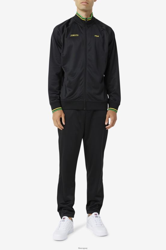 negro/amarillo/verde helecho FILA chaqueta deportiva fila jamaica negra/amarilla/verde helecho 6L8PR2915