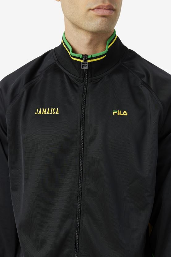negro/amarillo/verde helecho FILA chaqueta deportiva fila jamaica negra/amarilla/verde helecho 6L8PR2915
