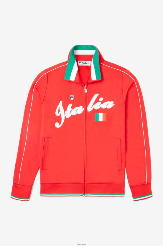rojo blanco FILA chaqueta deportiva fila italia roja/blanca 6L8PR2933