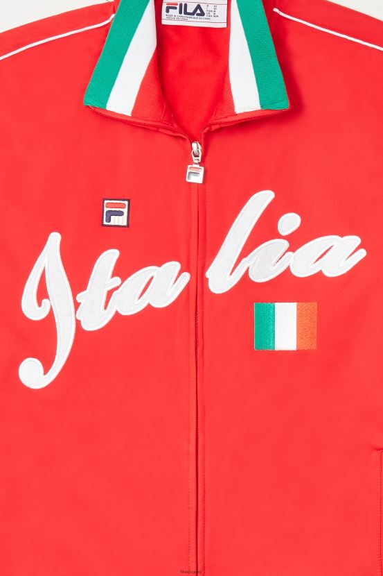 rojo blanco FILA chaqueta deportiva fila italia roja/blanca 6L8PR2933
