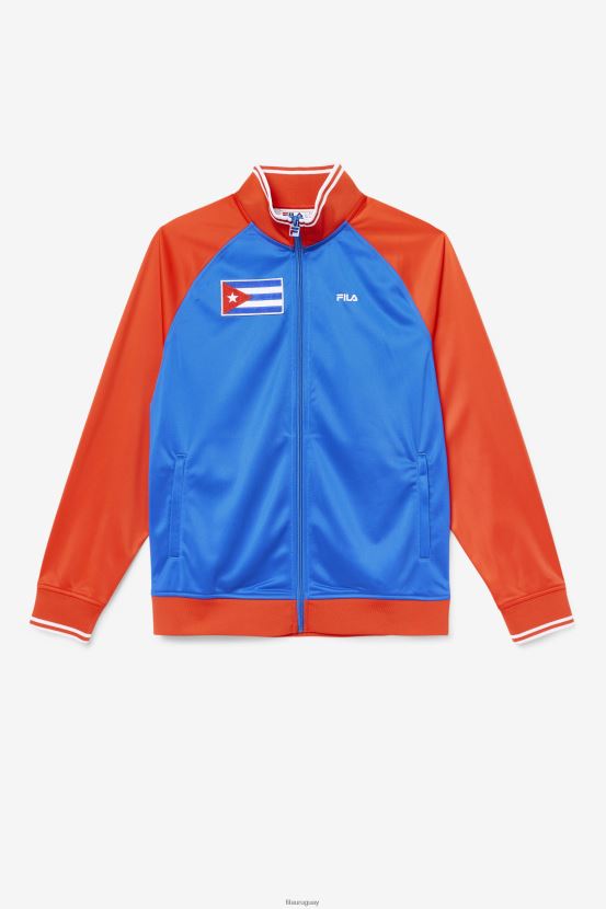 rojo fuego/blanco/azul FILA chaqueta deportiva cuba fila fiery rojo/blanco/azul 6L8PR2914