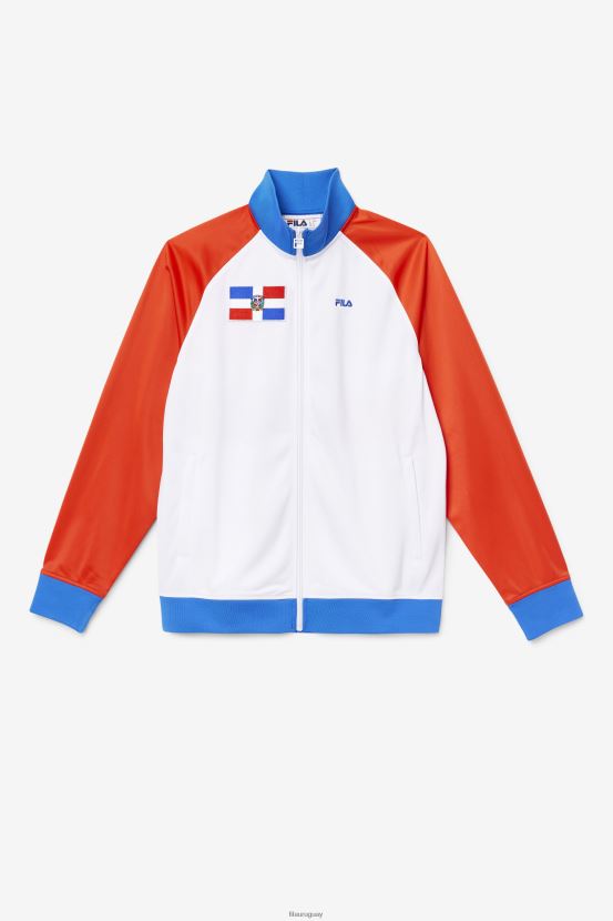 rojo fuego/blanco/azul FILA chaqueta deportiva republica dominicana fila fiery red/white/blue 6L8PR2908