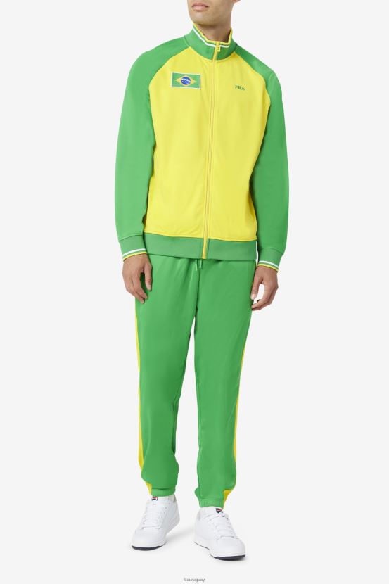 verde helecho/amarillo FILA pantalón deportivo fila brazil verde helecho/amarillo 6L8PR2922