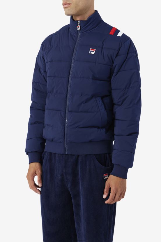 Armada FILA chaqueta acolchada brody azul marino de fila 6L8PR2766