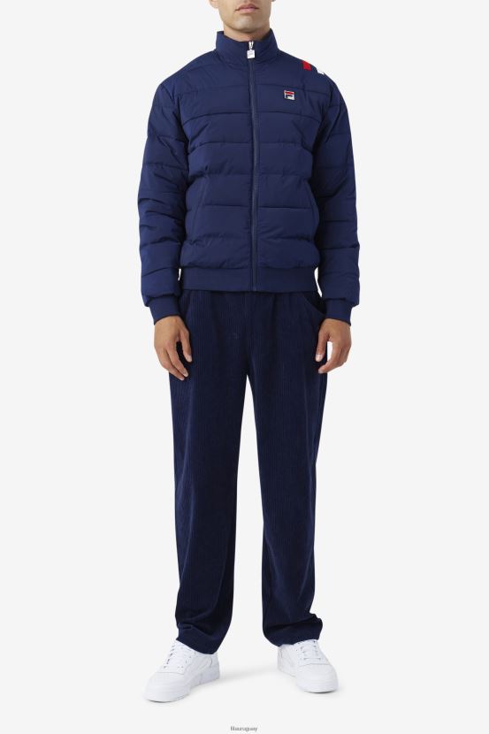 Armada FILA chaqueta acolchada brody azul marino de fila 6L8PR2766