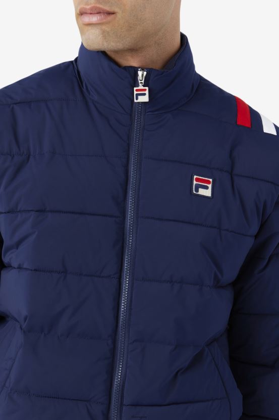 Armada FILA chaqueta acolchada brody azul marino de fila 6L8PR2766