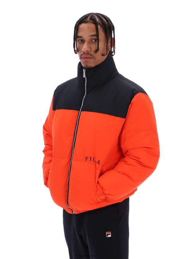 FILA chaqueta acolchada unisex con paneles evan fila 6L8PR23254