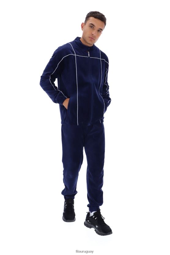 FILA fila colmillo clásico velour track top 6L8PR23329