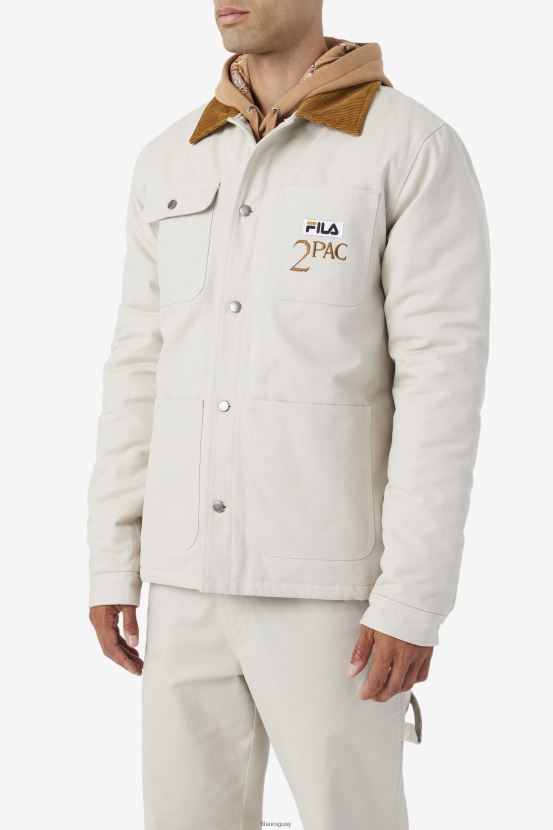 Paloma/marrón bronce FILA chaqueta fila 2pac paloma/bronce marrón 6L8PR2775
