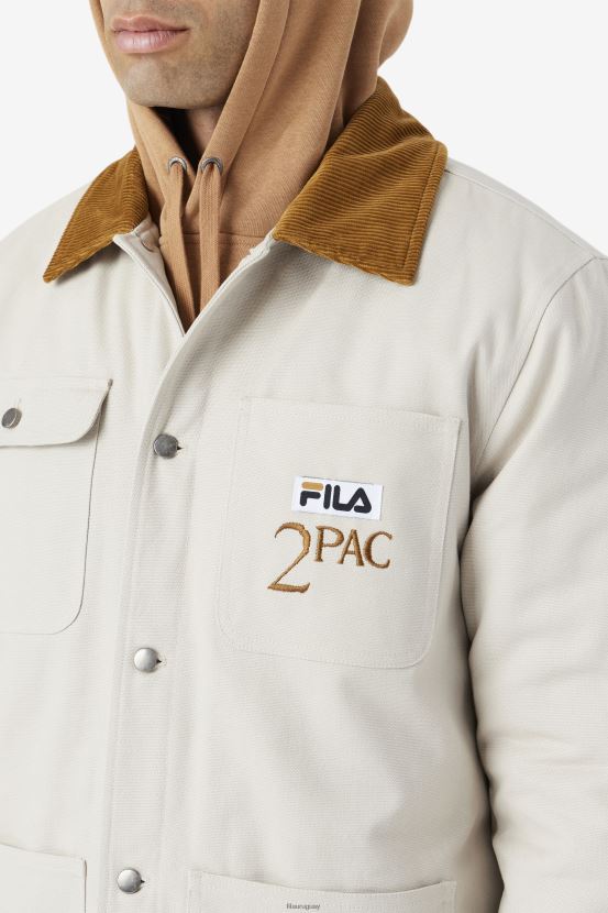 Paloma/marrón bronce FILA chaqueta fila 2pac paloma/bronce marrón 6L8PR2775
