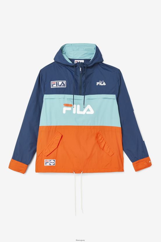 azul marino/bayou/tomate cherry FILA chaqueta cortavientos tharu azul marino/bayou/cherry tomate fila 6L8PR2858