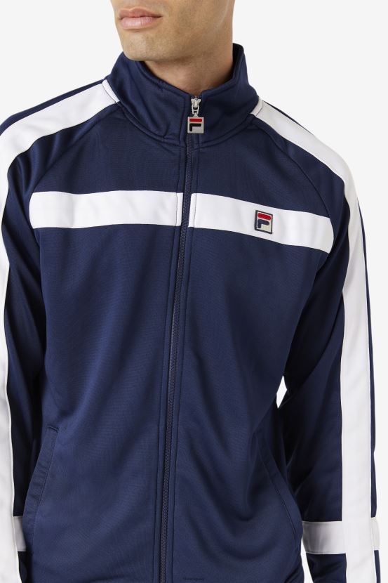 azul marino/blanco FILA chaqueta fila azul marino/blanca renzo 6L8PR2808