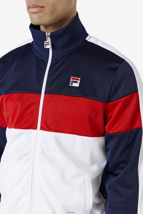 azul marino/blanco/rojo FILA chaqueta deportiva de montaje azul marino/blanco/rojo fila 6L8PR2779