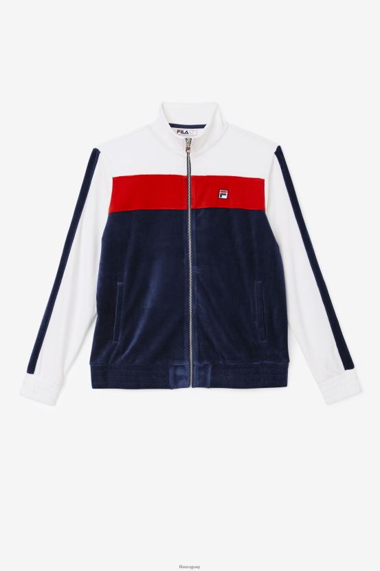 azul marino/blanco/rojo FILA fila brice chaqueta de terciopelo azul marino/blanco/rojo 6L8PR2823