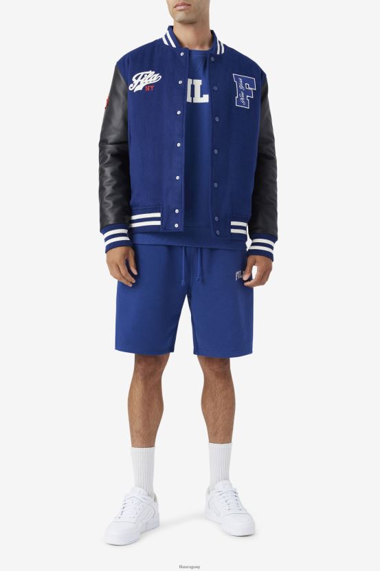 azul negro FILA fila josh varsity chaqueta azul/negro 6L8PR2763