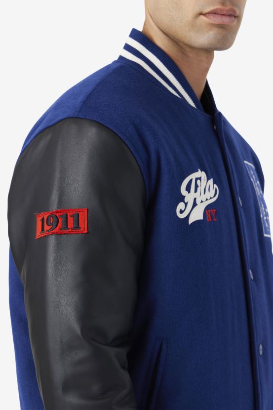 azul negro FILA fila josh varsity chaqueta azul/negro 6L8PR2763
