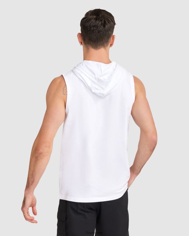 blanco FILA fila blake sudadera con capucha para hombre blanca 6L8PR22425