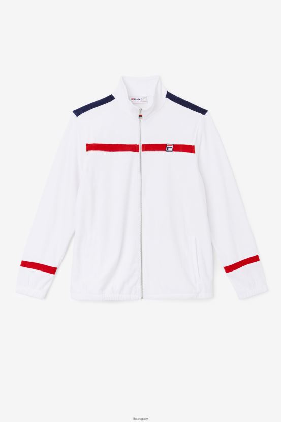blanco/rojo/azul marino FILA chaqueta de terciopelo ravid fila blanco/rojo/azul marino 6L8PR2842