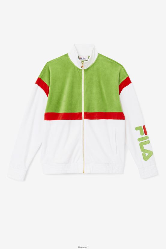 blanco/verde bosque/rojo FILA fila chaqueta de terciopelo mansur blanco/verde bosque/rojo 6L8PR2820