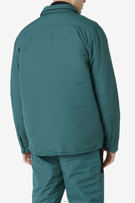 chinche de junio/blanco FILA fila nile shacket junebug/blanco 6L8PR2799