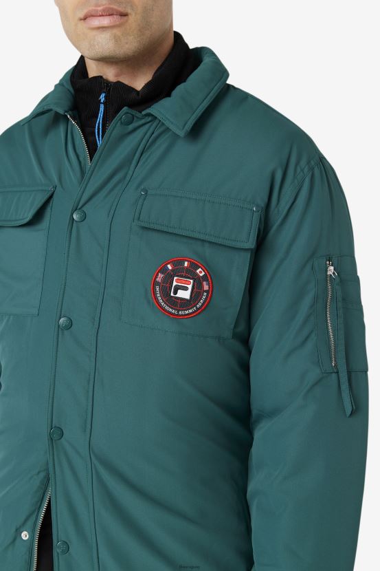 chinche de junio/blanco FILA fila nile shacket junebug/blanco 6L8PR2799