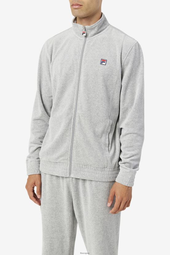 cuero gris FILA Chaqueta de terciopelo o-fit gris jaspeado fila 6L8PR2827