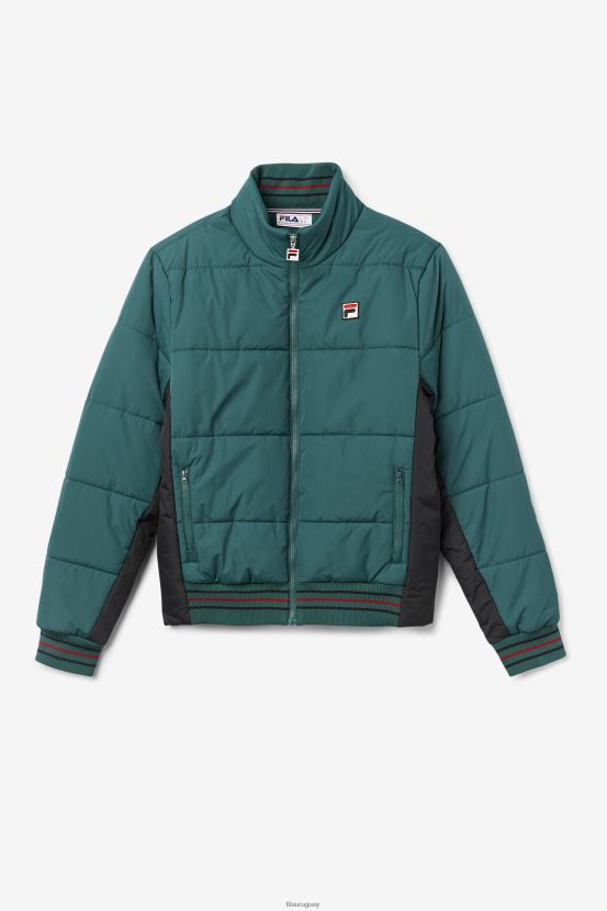 insecto de junio/negro FILA fila watson chaqueta acolchada junio bug/negro 6L8PR2793