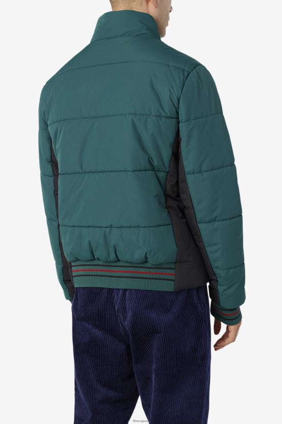 insecto de junio/negro FILA fila watson chaqueta acolchada junio bug/negro 6L8PR2793