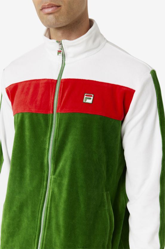 jardín formal/blanco/rojo FILA chaqueta de terciopelo brice jardín formal/blanco/rojo fila 6L8PR2821