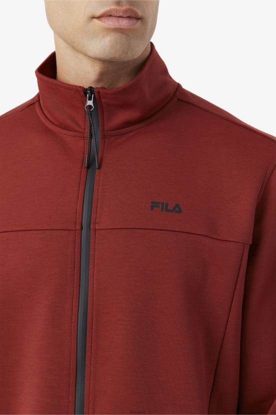 marrón rojizo/negro FILA chaqueta con cremallera gonal marrón rojizo/negro fila 6L8PR2869