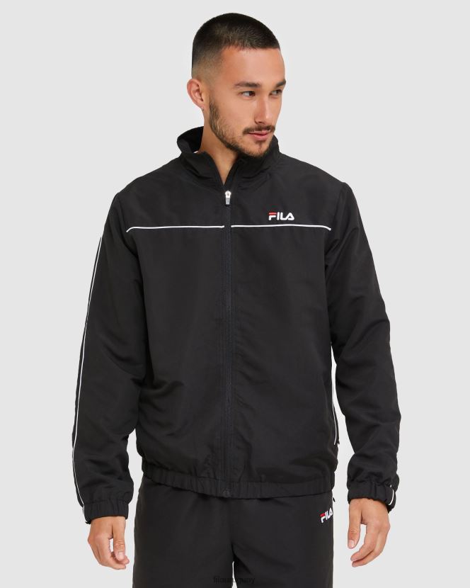 negro FILA Chaqueta de microfibra fila negra clásica para hombre. 6L8PR22464