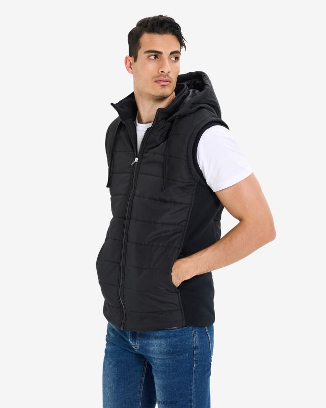 negro FILA chaleco fila julio puff negro para hombre 6L8PR22649