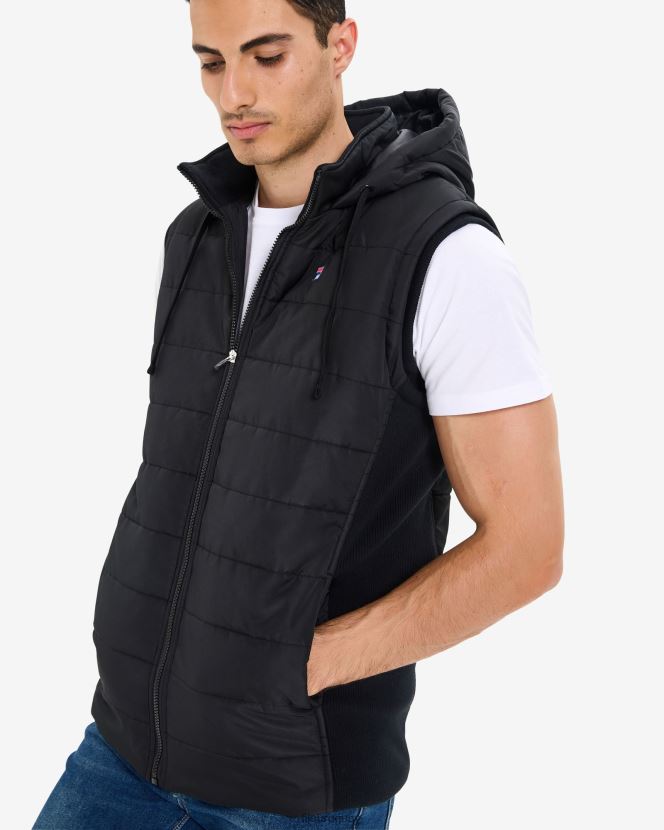 negro FILA chaleco fila julio puff negro para hombre 6L8PR22649