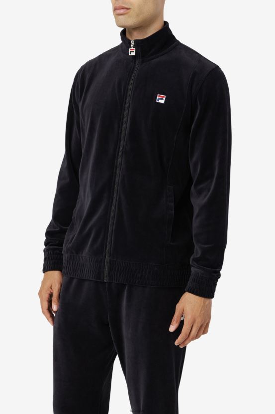 negro FILA chaqueta fila o-fit de terciopelo negra 6L8PR2826