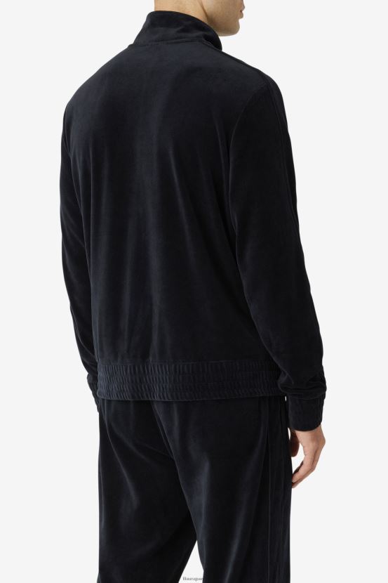 negro FILA fila deverall chaqueta de terciopelo negro 6L8PR2811