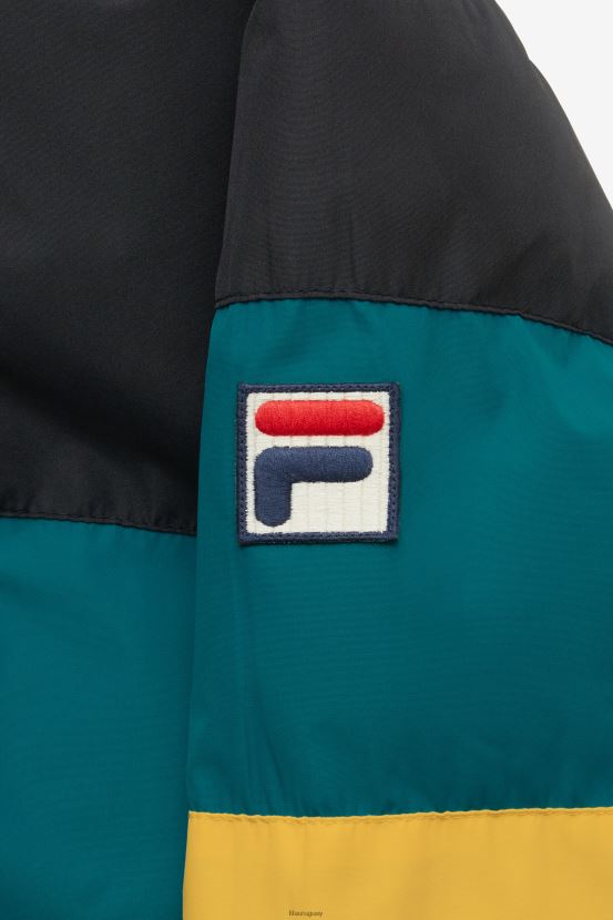 negro/azul puerto/oro FILA chaqueta acolchada fila giovanni negra/azul puerto/dorada 6L8PR2783