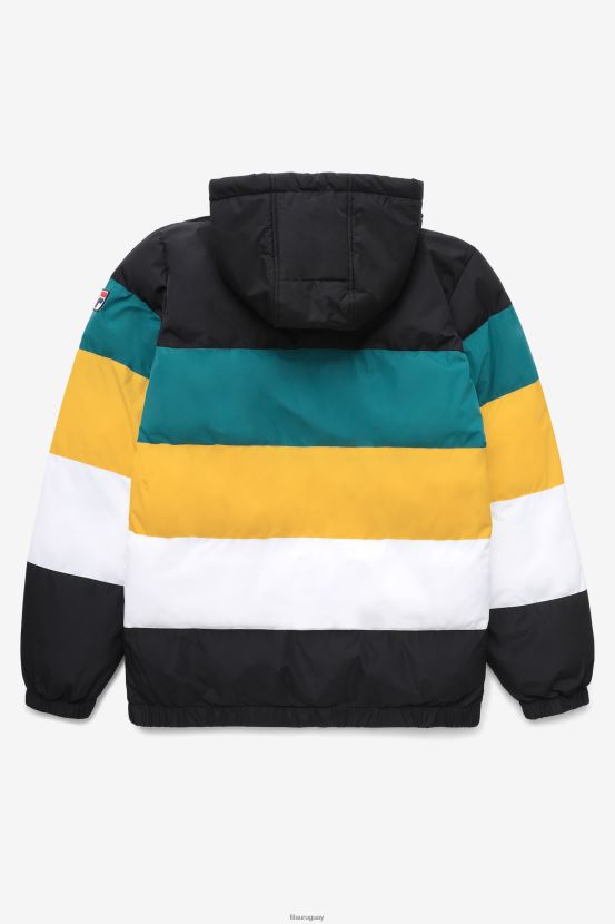 negro/azul puerto/oro FILA chaqueta acolchada fila giovanni negra/azul puerto/dorada 6L8PR2783