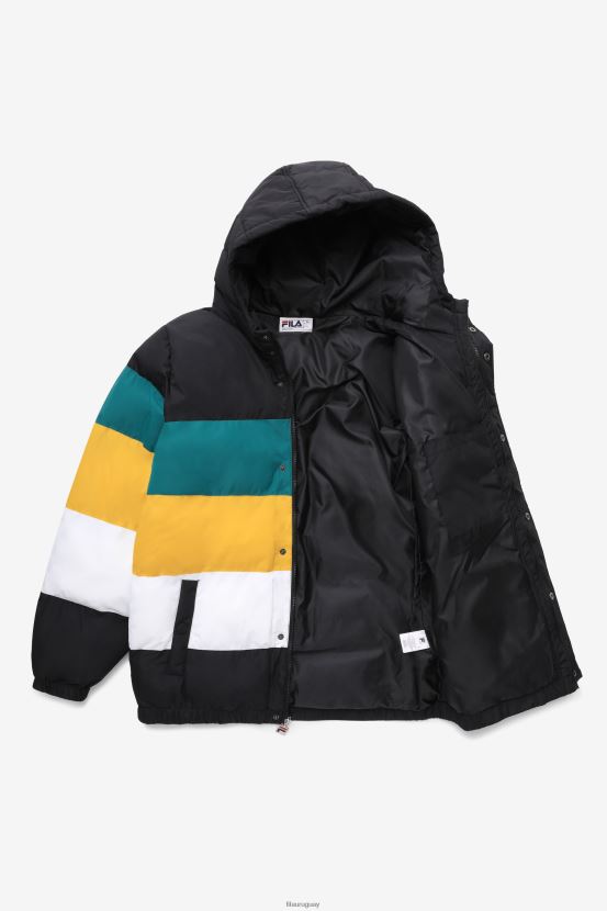negro/azul puerto/oro FILA chaqueta acolchada fila giovanni negra/azul puerto/dorada 6L8PR2783